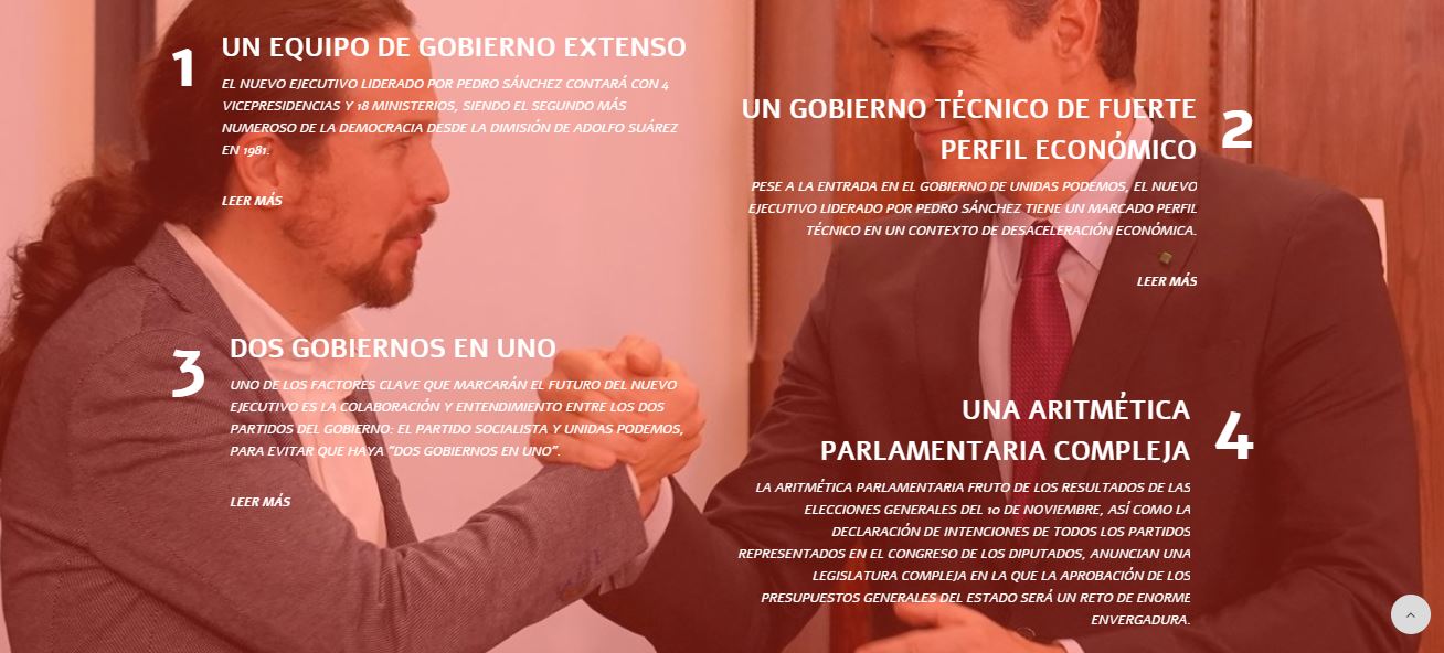 Everpolitics | Analizamos las claves y los miembros del nuevo gobierno 1 Sanchez y Pablo iglesias